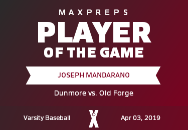 #5 Joseph Mandarano Player of the Game badge