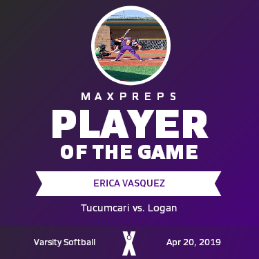 #6 Erica Vasquez Player of the Game badge
