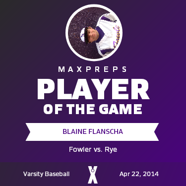 #18 Blaine Flanscha Player of the Game badge