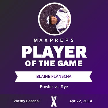 #18 Blaine Flanscha Player of the Game badge
