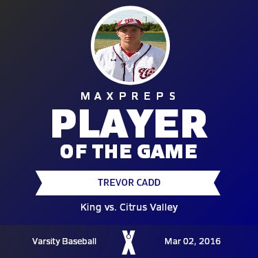 #29 Trevor Cadd Player of the Game badge
