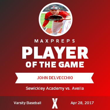 #5 John DelVecchio Player of the Game badge