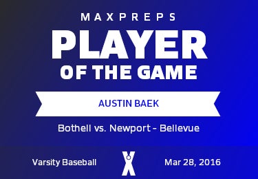 #7 Austin Baek Player of the Game badge