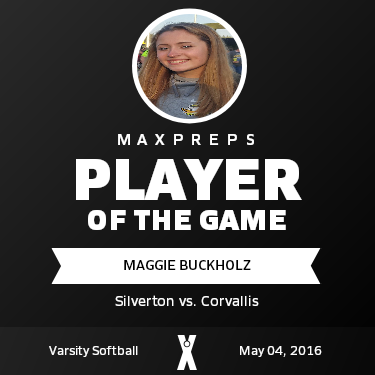 #3 Maggie Buckholz Player of the Game badge