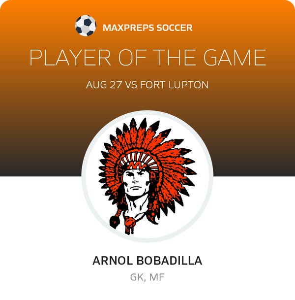 #1 Arnol Bobadilla Player of the Game badge