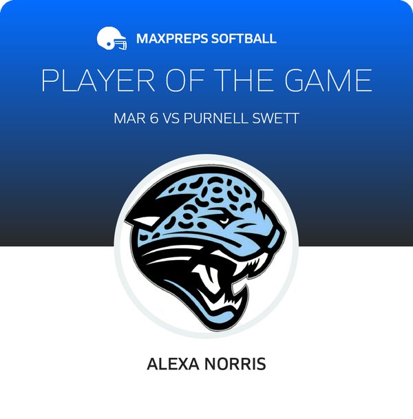 #4 Alexa Norris Player of the Game badge