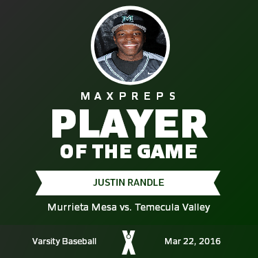 #42 Justin Randle Player of the Game badge