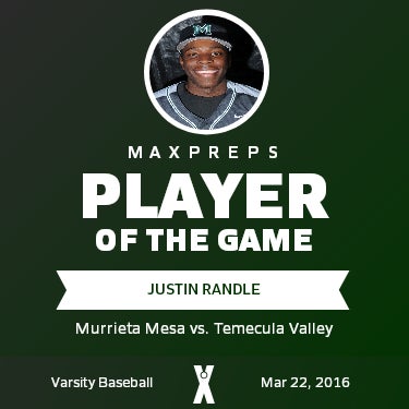 #42 Justin Randle Player of the Game badge