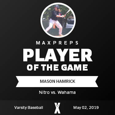 #5 Mason Hamrick Player of the Game badge