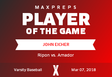 #20 John Eicher Player of the Game badge
