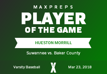 #10 Hueston Morrill Player of the Game badge