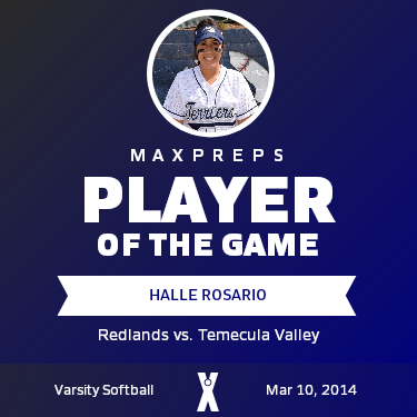 #18 Halle Rosario Player of the Game badge