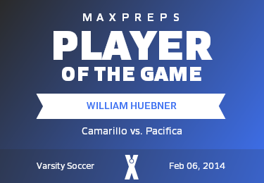#2 William Huebner Player of the Game badge