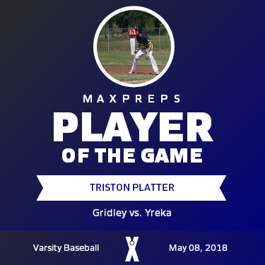 #7 Triston Platter Player of the Game badge