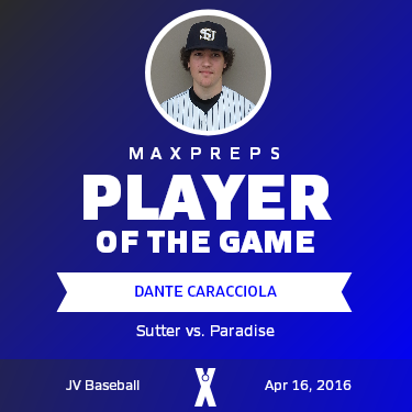 #10 Dante Caracciola Player of the Game badge