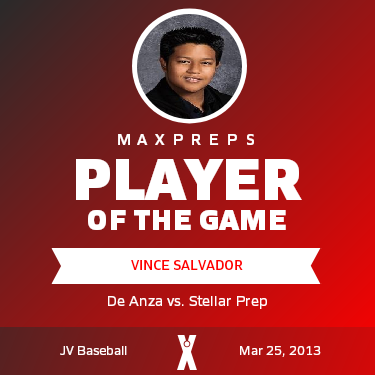 #13 Vince Salvador Player of the Game badge