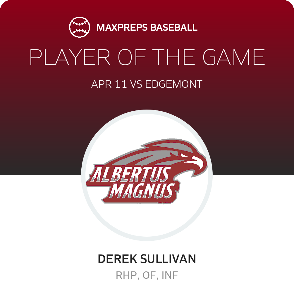 Edgemont vs Albertus Magnus | Baseball | 4/11