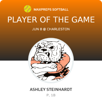 #24 Ashley Steinhardt Player of the Game badge