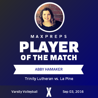 #11 Abby Hamaker Player of the Game badge