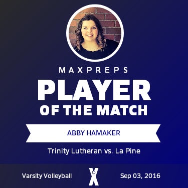 #11 Abby Hamaker Player of the Game badge