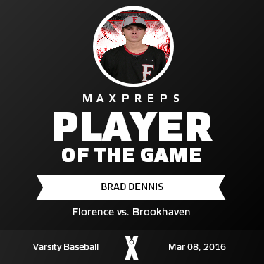 #7 Brad Dennis Player of the Game badge