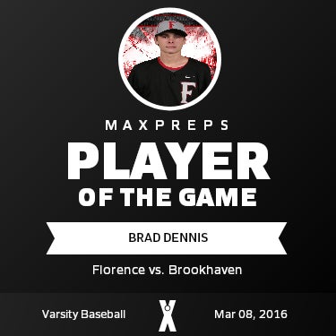 #7 Brad Dennis Player of the Game badge