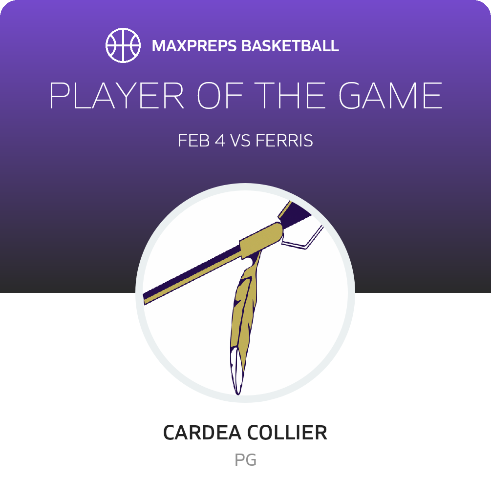 Cardea Collier's High School Career Home