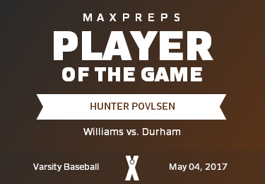 #3 Hunter Povlsen Player of the Game badge