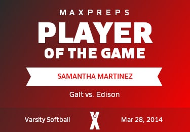 #11 Samantha Martinez Player of the Game badge