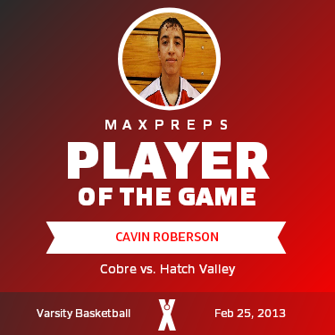 #5 Cavin Roberson Player of the Game badge