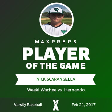 #33 Nick Scarangella Player of the Game badge