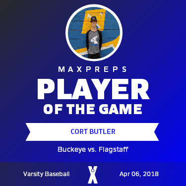#15 Cort Butler Player of the Game badge