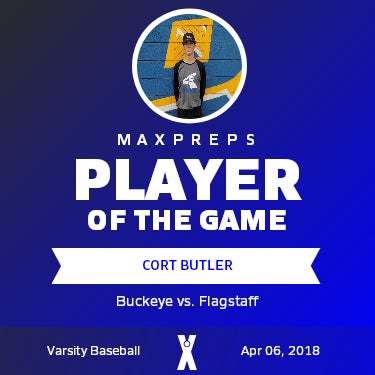 #15 Cort Butler Player of the Game badge