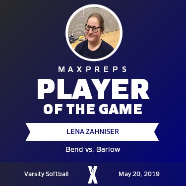 #18 Lena Zahniser Player of the Game badge