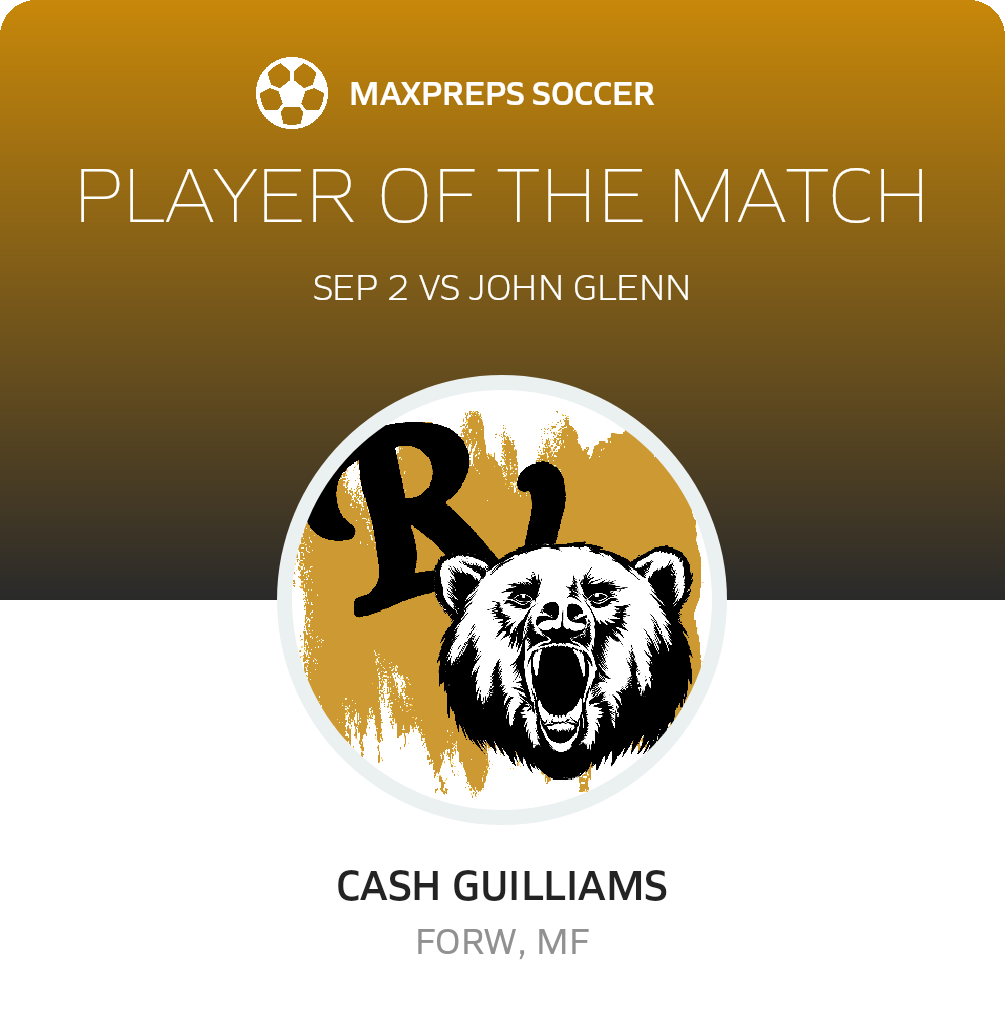 #50 Cash Guilliams Player of the Game badge