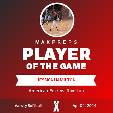 #42/1 Jessica Hamilton Player of the Game badge