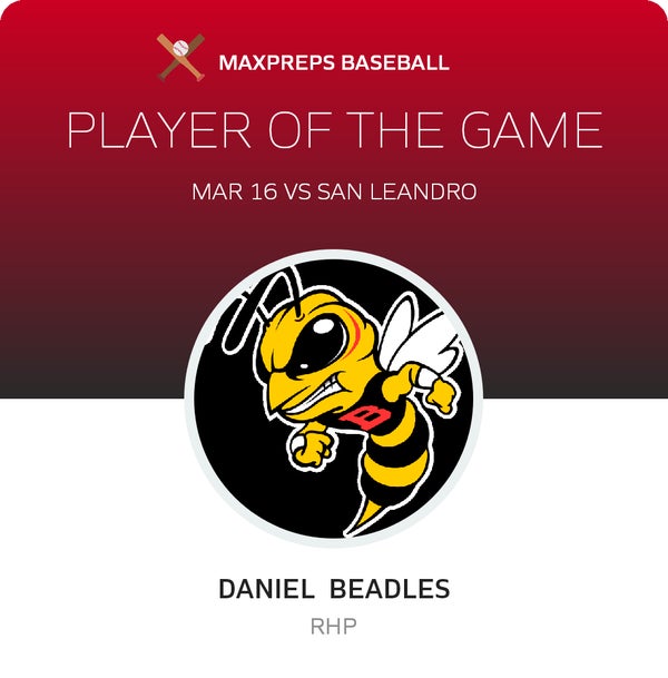 #11 Daniel Beadles Player of the Game badge