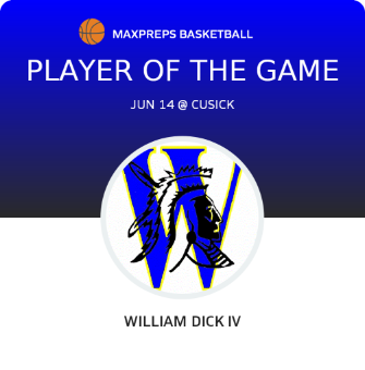 #32 William Dick IV Player of the Game badge