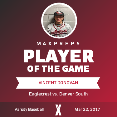 #6 Vincent Donovan Player of the Game badge