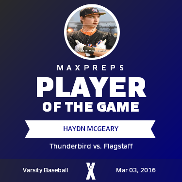 #19 Haydn McGeary Player of the Game badge