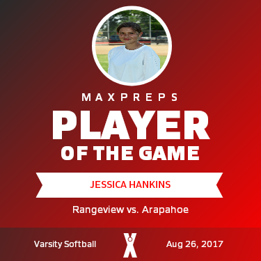#5 Jessica Hankins Player of the Game badge