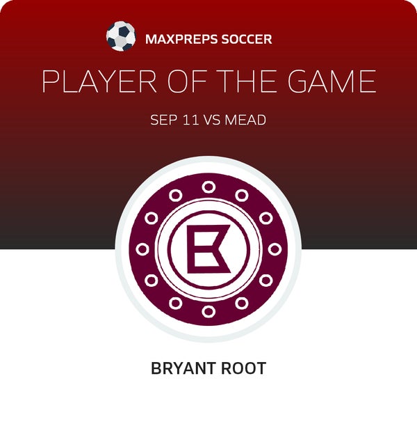 #17 Bryant Root Player of the Game badge