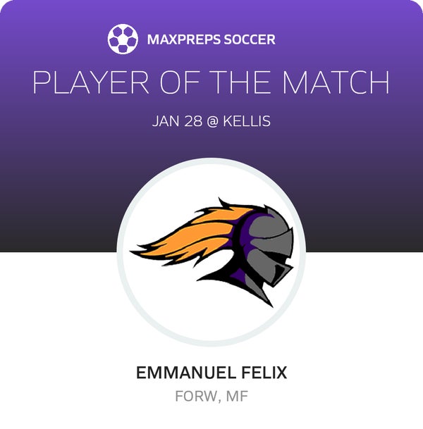 #11 Emmanuel Felix Player of the Game badge