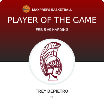 #2 Trey Depietro Player of the Game badge