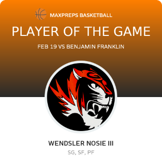 #23 Wendsler Nosie III Player of the Game badge