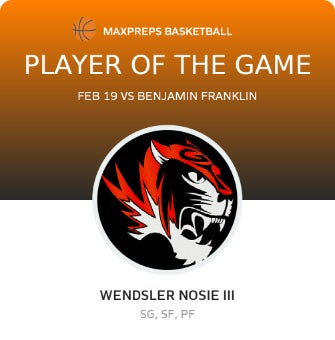 #23 Wendsler Nosie III Player of the Game badge