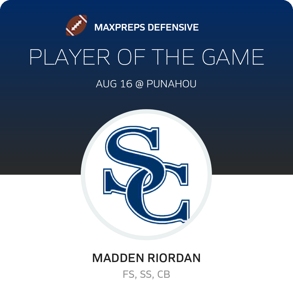 Madden Riordan's Sierra Canyon High School Career Home