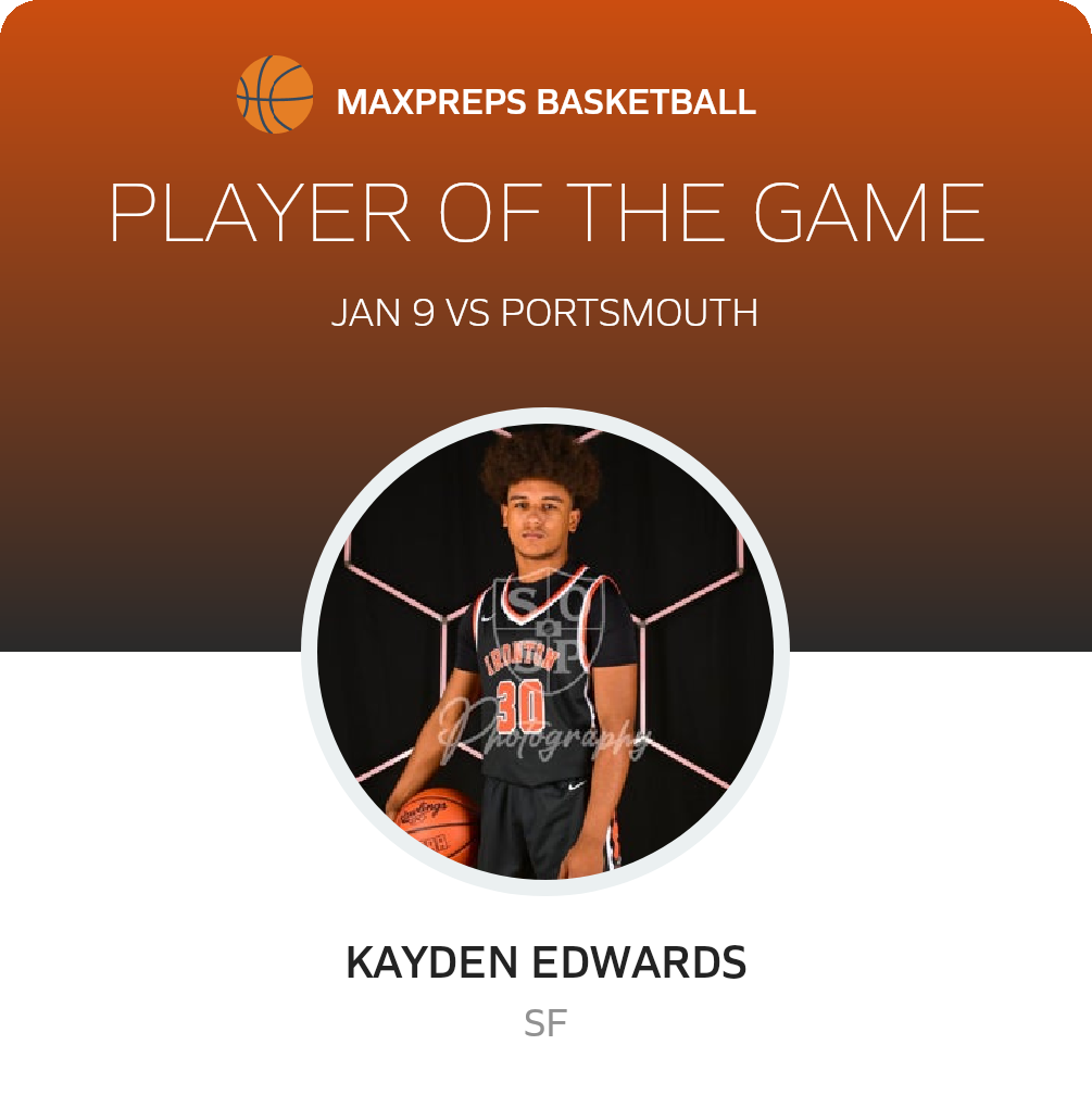 Kayden Edwards' High School Career Home