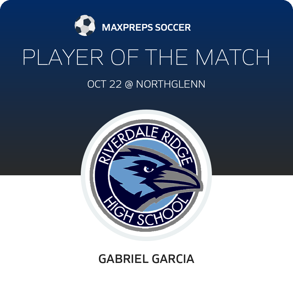#6 Gabriel Garcia Player of the Game badge