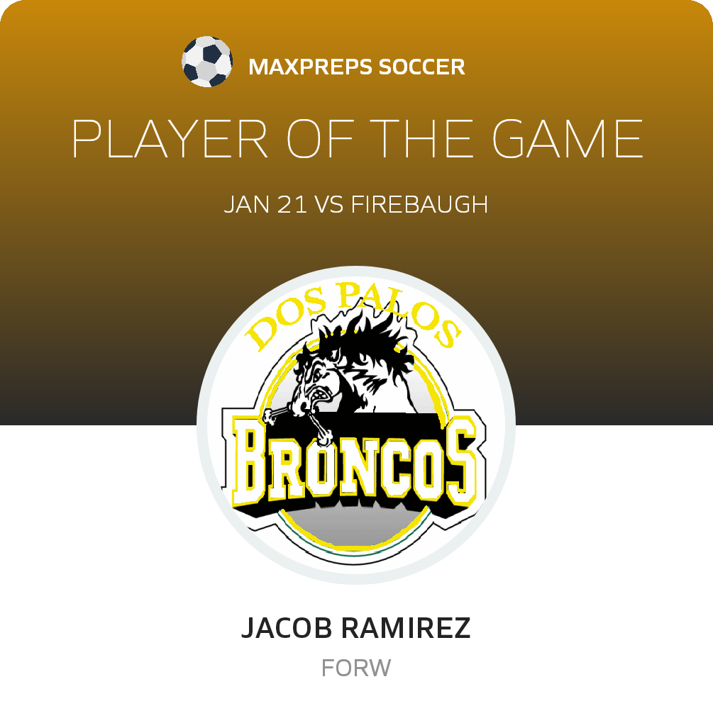 #10 Jacob Ramirez Player of the Game badge